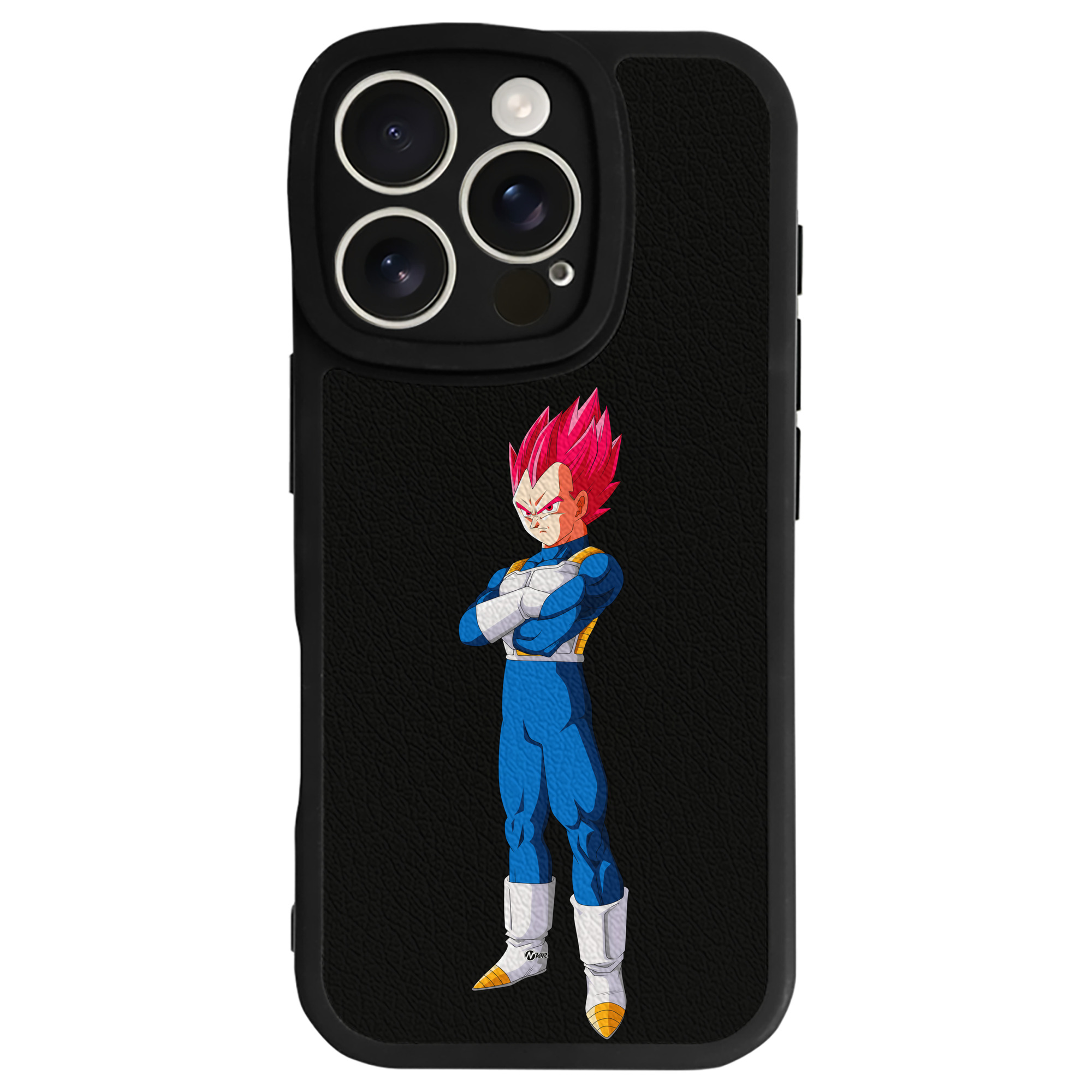 （画像用） ドラゴンボール ベジータ四世（Bejīta Yonsei）DRAGON BALL Vegeta IV 【iPhone 16シリーズ対応】シリコンスマホケース（レザー調） 材質：シリコン